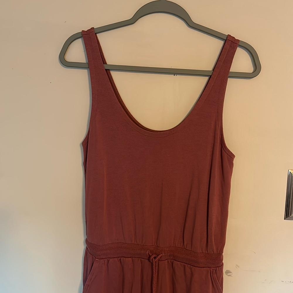 Athleta mauve jumpsuit